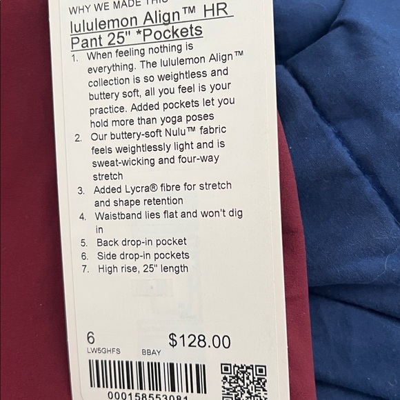 25” align with pockets - Picture 2 of 2